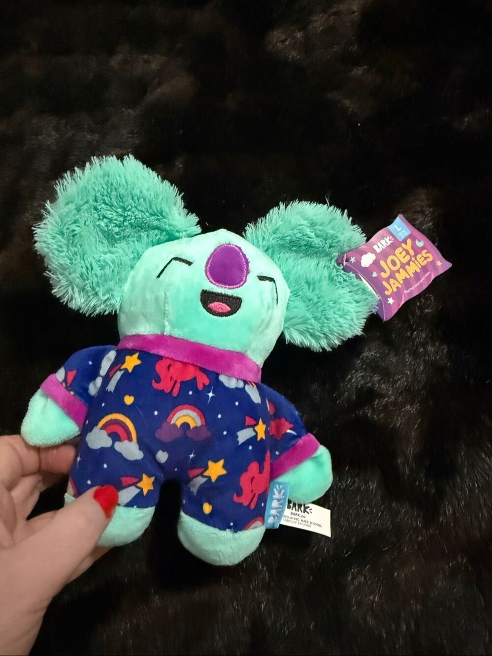 Bark Box Plush Toy JOEY JAMMIES KOALA Kangaroo Crinkle Squeak Large Dogs New NWT